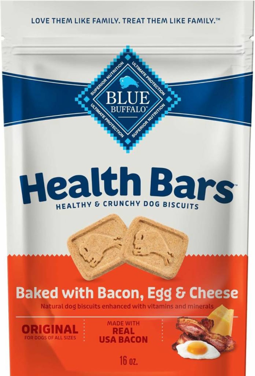 Blue Buffalo Oven-Baked Crunchy Dog Treats with Pumpkin & Cinnamon, Natural Ingredients, 16-Oz Bag Healthy Biscuits