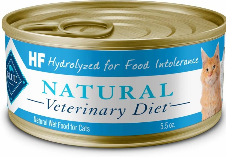 Blue Buffalo Hydrolyzed Salmon Wet Cat Food for Food Intolerance - Vet Prescription Required, 5.5-Oz Cans (24 Pack)