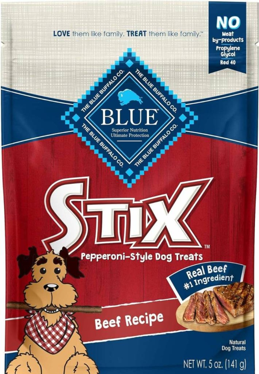 Blue Buffalo Natural Soft Moist Dog Treats with Lamb Recipe - Healthy Training Snacks for Dogs