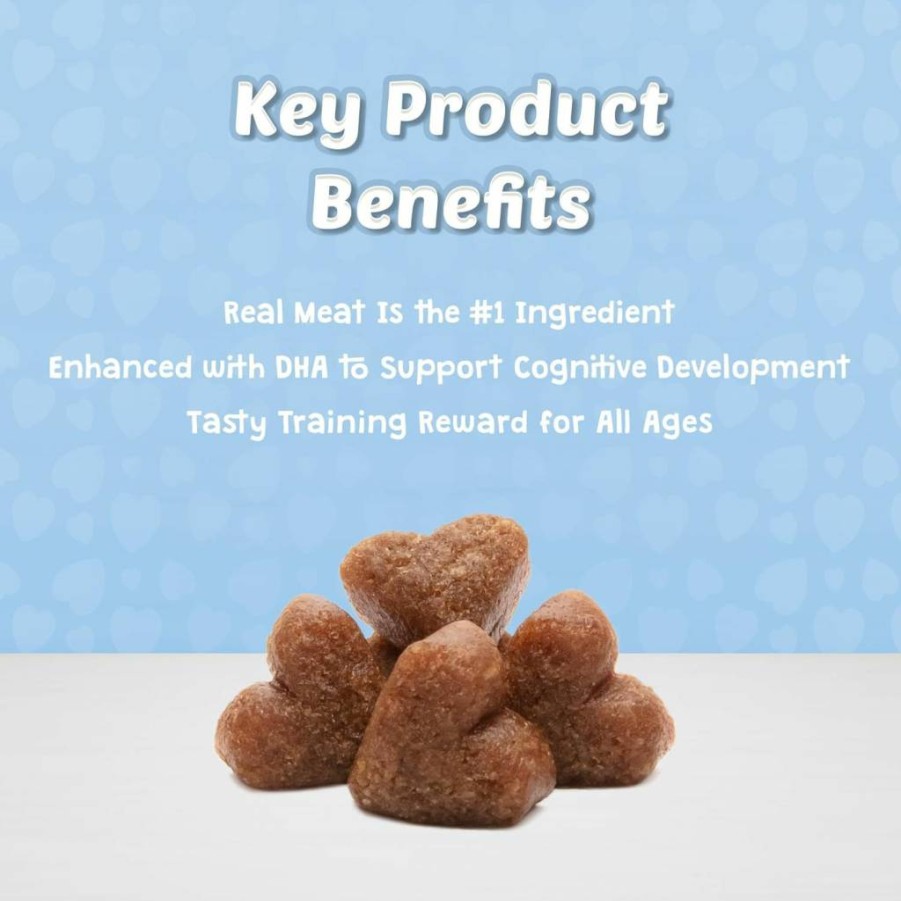 Blue Buffalo Bits Soft Dog Training Treats, Natural Chicken Recipe with DHA, 4-Oz Bag