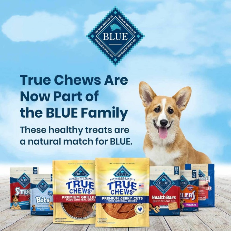 Blue Buffalo Nudges On The Go Natural Chicken Dog Treats, 5.5-Oz Bag, Made in USA with Real Meat, Grain-Free & Healthy Snacks for Dogs