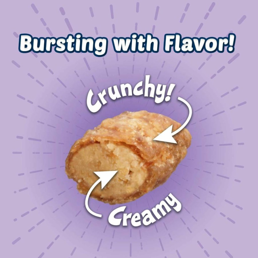 Blue Buffalo Cat Treats - Crunchy & Creamy Liver & Beef Flavor, 5-Oz Bag, Perfect for Training & Rewards