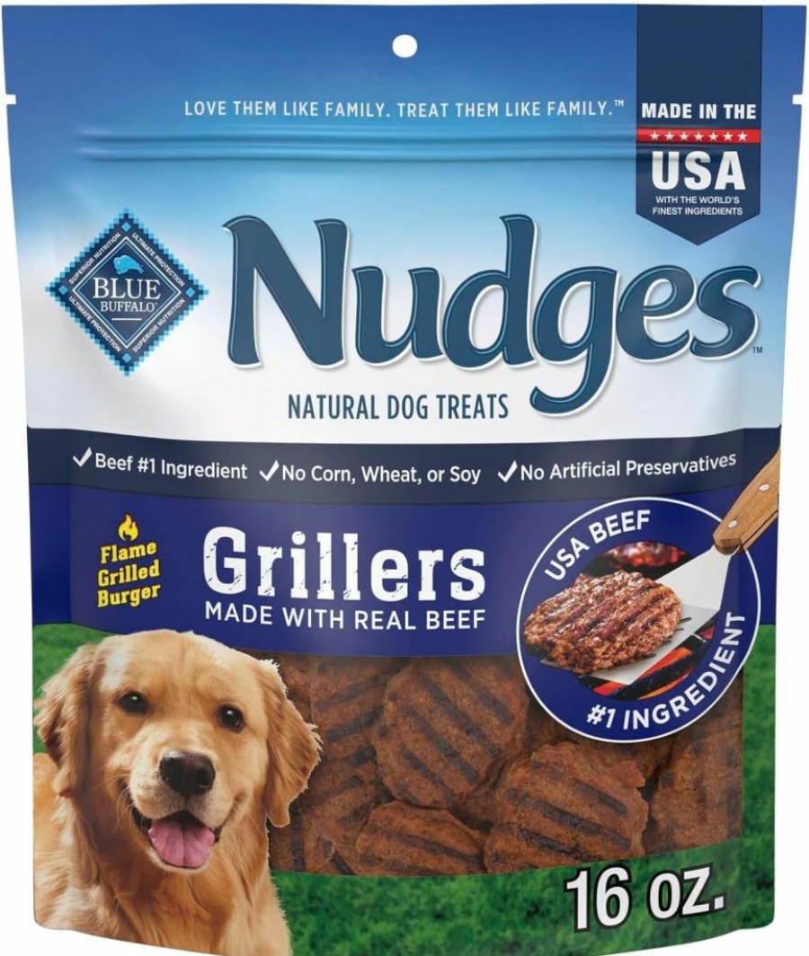 Blue Buffalo Homestyle Natural Dog Treats with Chicken & Bacon - Healthy Training Snacks for Dogs