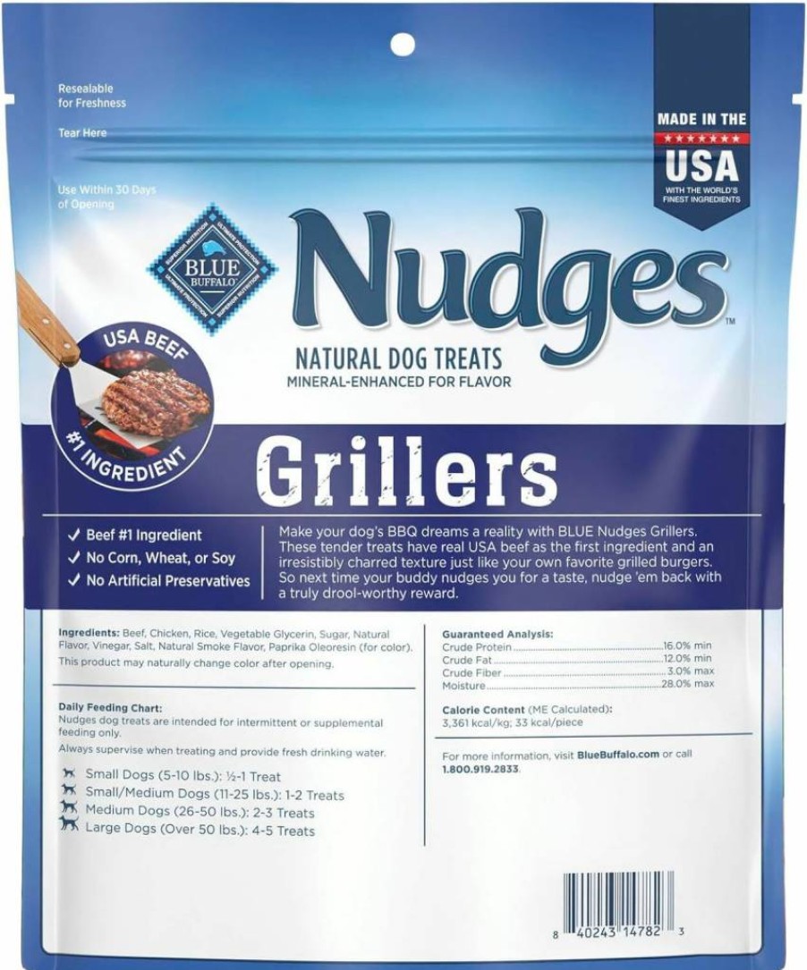 Blue Buffalo Homestyle Natural Dog Treats with Chicken & Bacon - Healthy Training Snacks for Dogs
