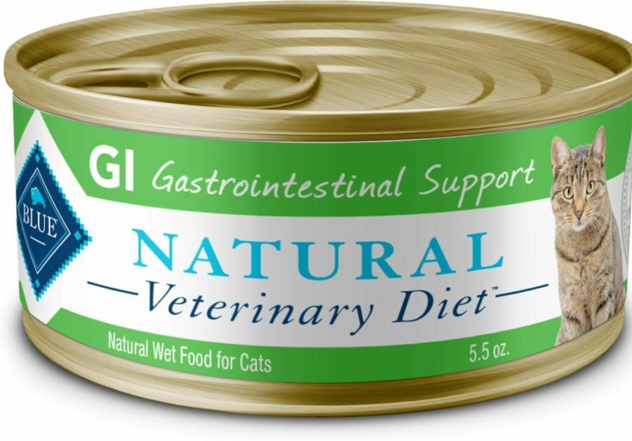 Blue Buffalo Vet Diet GI Support Wet Cat Food, Chicken Recipe, 5.5-Oz Cans (24-Pack) - Prescription Required